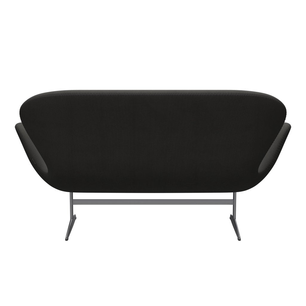 Fritz Hansen Swan Sofa 2 Seater, stříbrná šedá/sláva Brown (61060)