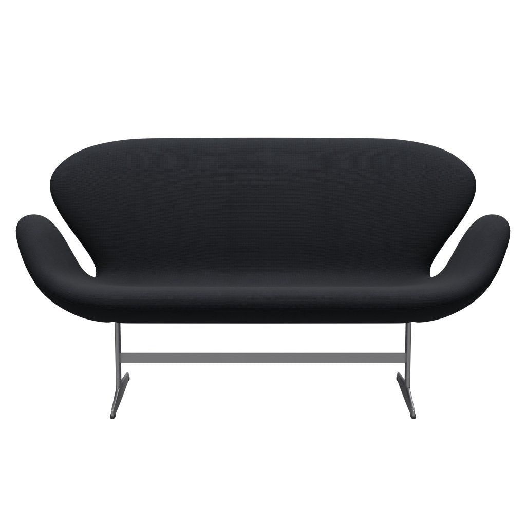 Fritz Hansen Swan Sofa 2 Seater, stříbrná šedá/sláva šedá (60019)