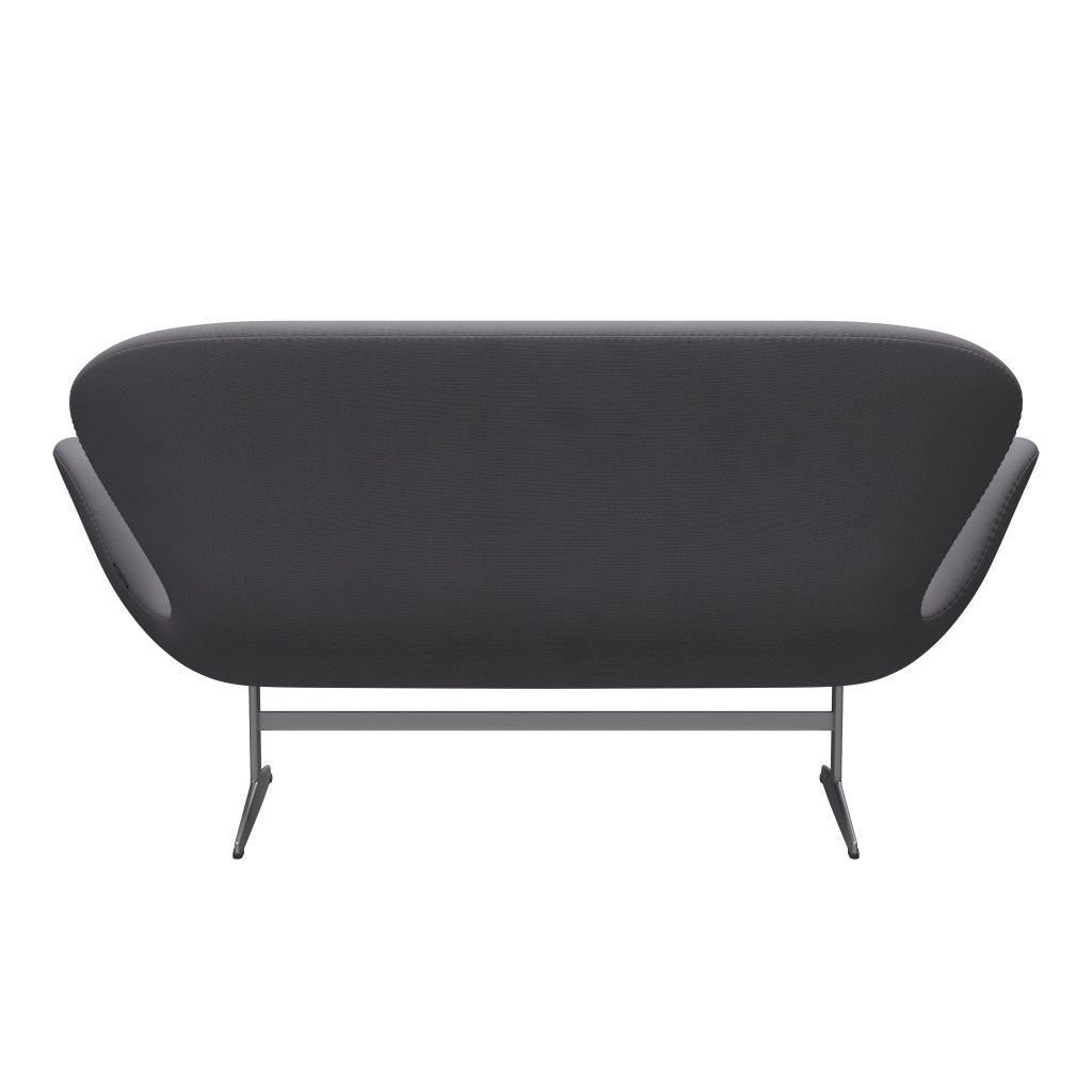 Fritz Hansen Swan Sofa 2 Seater, stříbrná šedá/sláva šedá (60078)