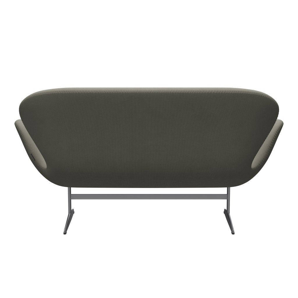 Fritz Hansen Swan Sofa 2 Seater, stříbrná šedá/sláva šedá (61136)