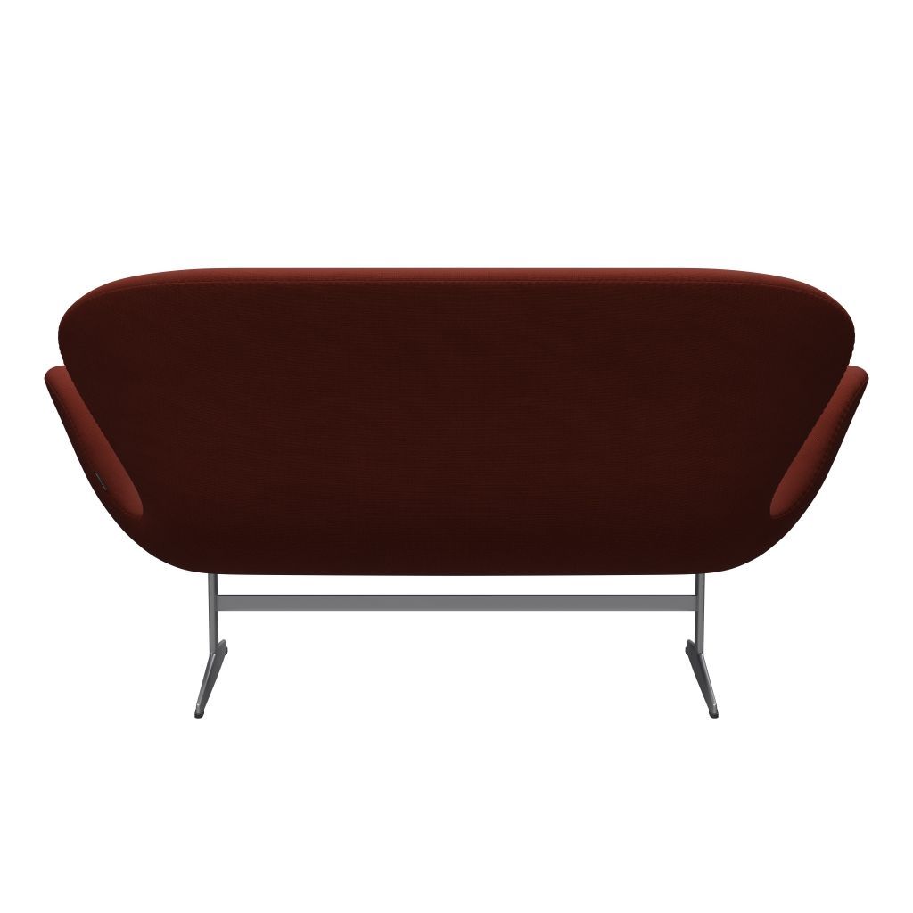 Fritz Hansen Swan Sofa 2 Seater, stříbrná šedá/sláva světle hnědá (63076)