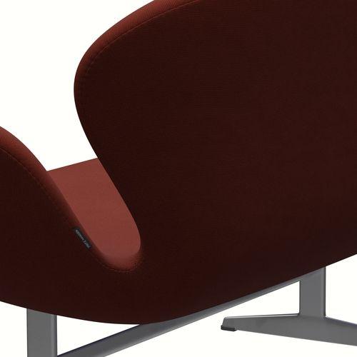 Fritz Hansen Swan Sofa 2 Seater, stříbrná šedá/sláva světle hnědá (63076)