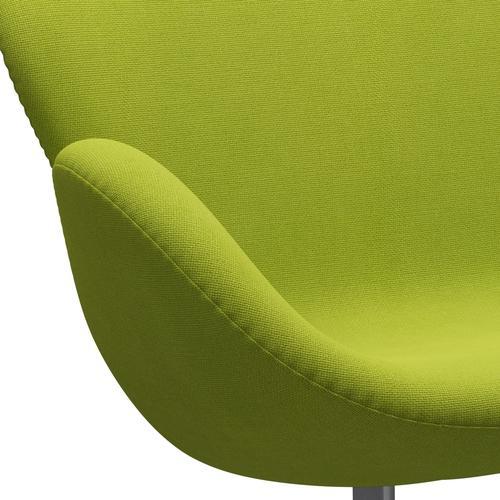 [product_category]-Fritz Hansen Swan Sofa 2 Seater, Silver Grey/Hallingdal Lime-Fritz Hansen-3321-HAL907-SGBASE-FRI-7