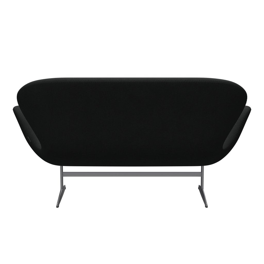 [product_category]-Fritz Hansen Swan Sofa 2 Seater, Silver Grey/Steelcut Dark Brown (380)-Fritz Hansen-3321-STI380-SGBASE-FRI-4