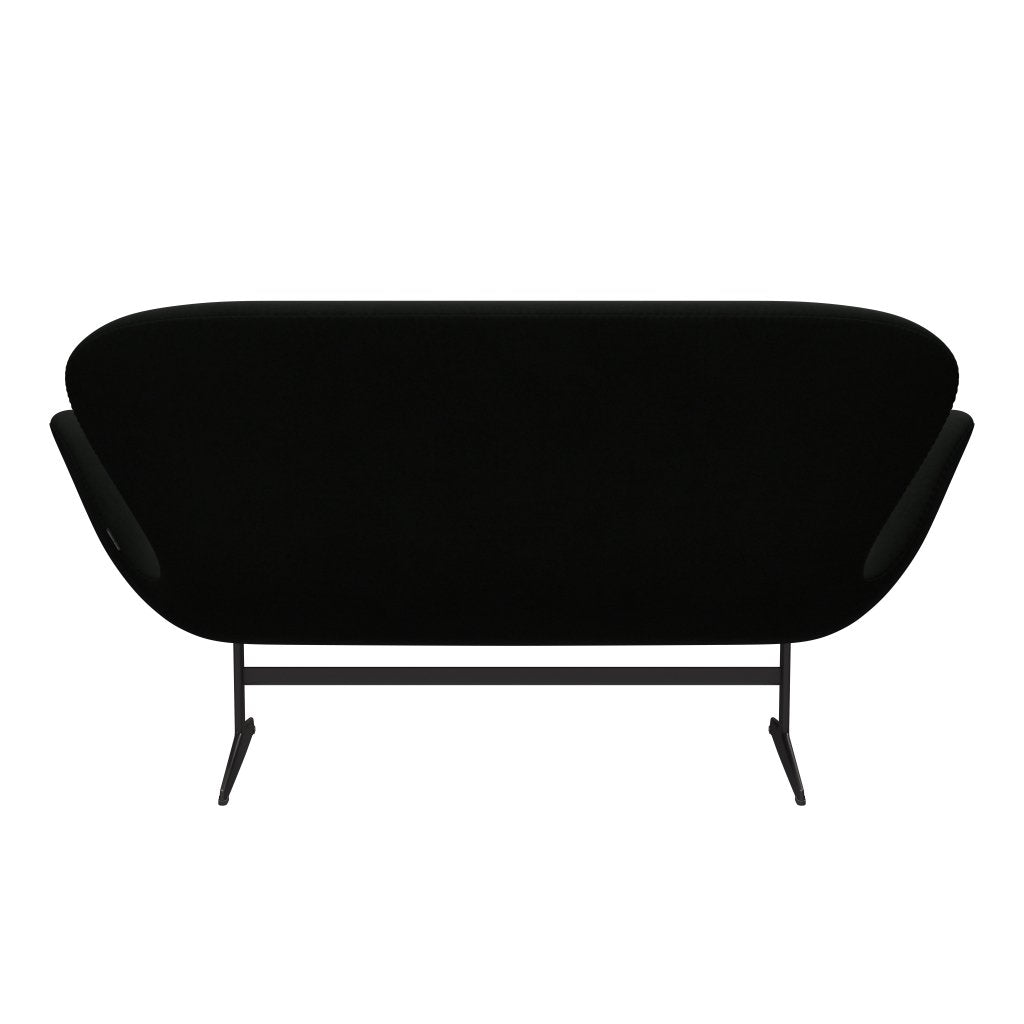 Fritz Hansen Swan Sofa 2 Seater, teplý grafit/Comfort Black (60009)