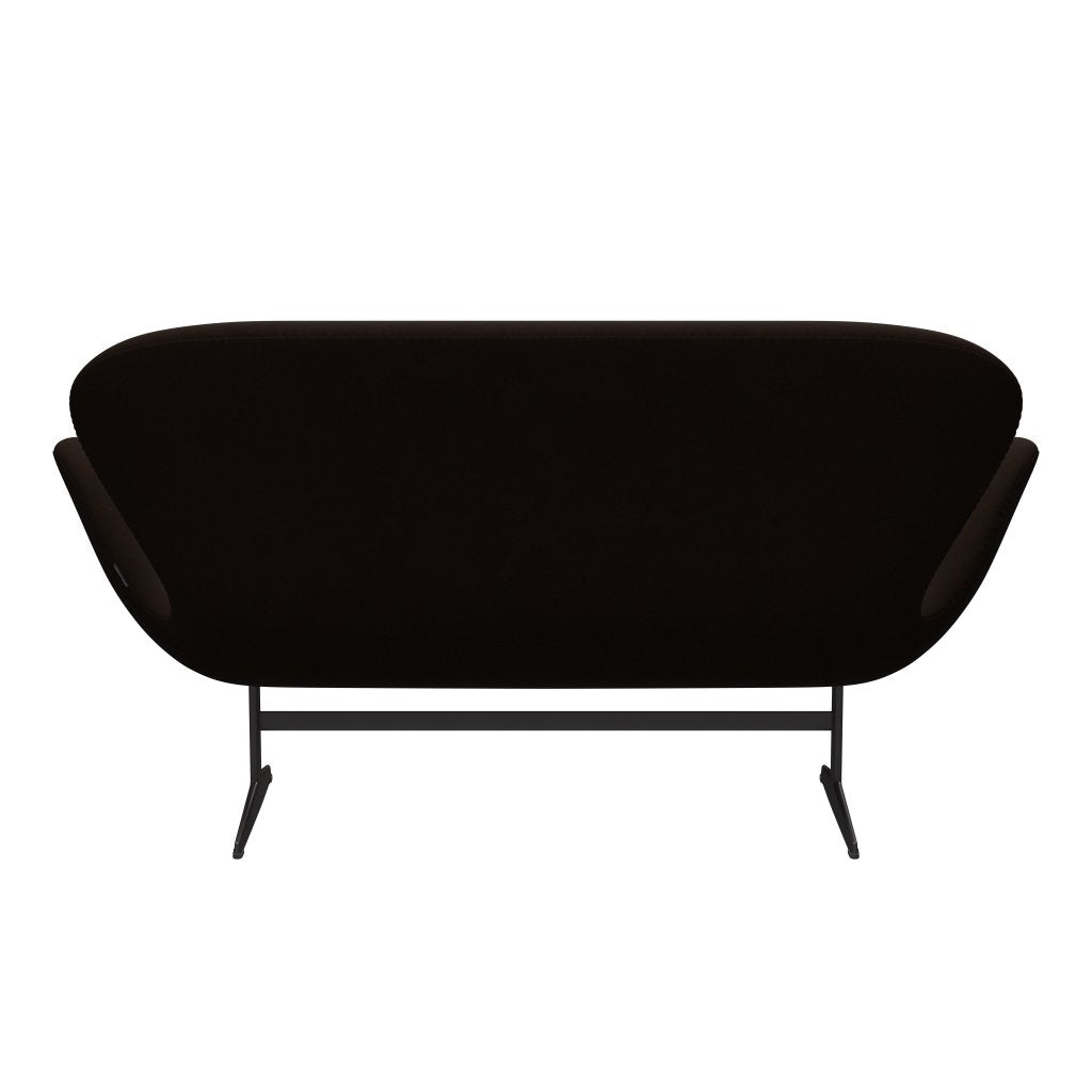 Fritz Hansen Swan Sofa 2 Seater, teplý grafit/pohodlí hnědá (01566)