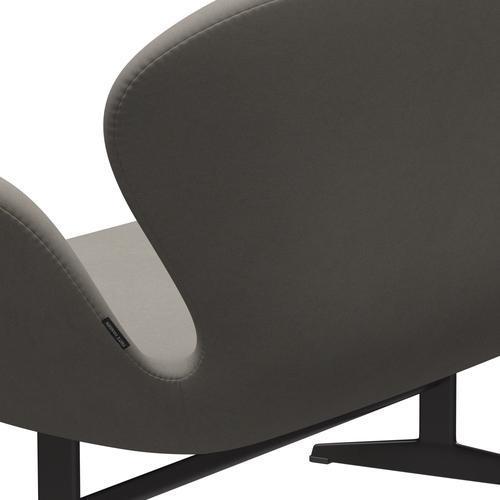 Fritz Hansen Swan Sofa 2 Seater, teplý grafit/pohodlí šedá (60003)