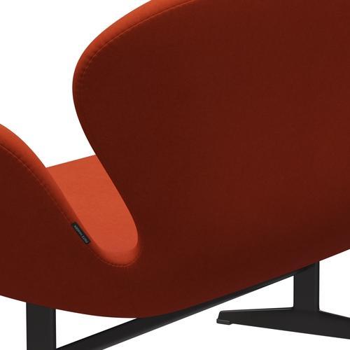 Fritz Hansen Swan Sofa 2 Seater, Warm Graphite/Comfort Rust Red (09055)