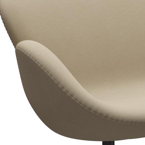 Fritz Hansen Swan Sofa 2 Seater, teplý grafit/komfortní písečné světlo (61002)