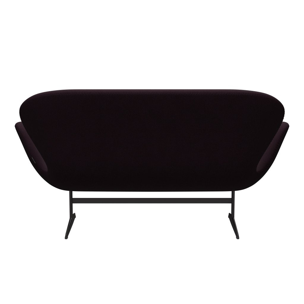 [product_category]-Fritz Hansen Swan Sofa 2 Seater, Warm Graphite/Diablo Plum-Fritz Hansen-3321-DIA301-WGBASE-FRI-4