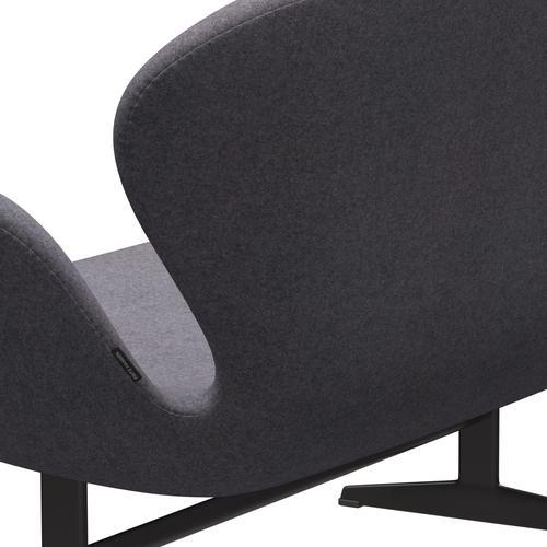 [product_category]-Fritz Hansen Swan Sofa 2 Seater, Warm Graphite/Divina Md Soft Blue Grey-Fritz Hansen-3321-DMD733-WGBASE-FRI-5