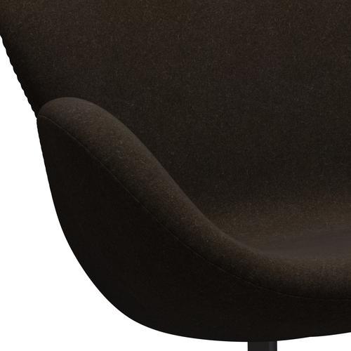 [product_category]-Fritz Hansen Swan Sofa 2 Seater, Warm Graphite/Divina Melange Dark Brown-Fritz Hansen-3321-DIM280-WGBASE-FRI-7