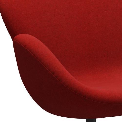 [product_category]-Fritz Hansen Swan Sofa 2 Seater, Warm Graphite/Divina Melange Red-Fritz Hansen-3321-DIM557-WGBASE-FRI-7