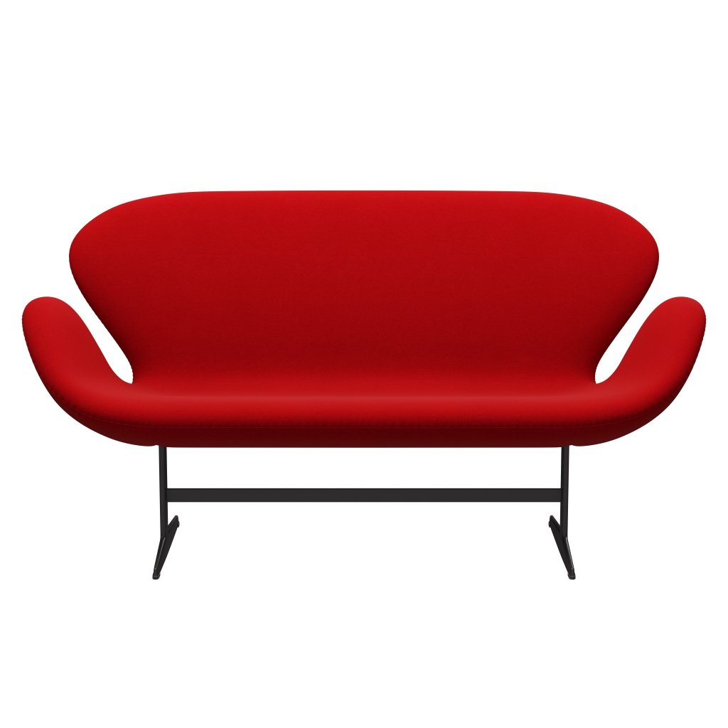 Fritz Hansen Swan Sofa 2 Seater, Warm Graphite/Divina Red (623)