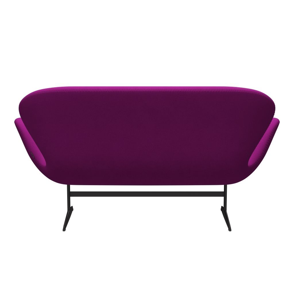 Fritz Hansen Swan Sofa 2 Seater, teplý grafit/Divina Violet (666)