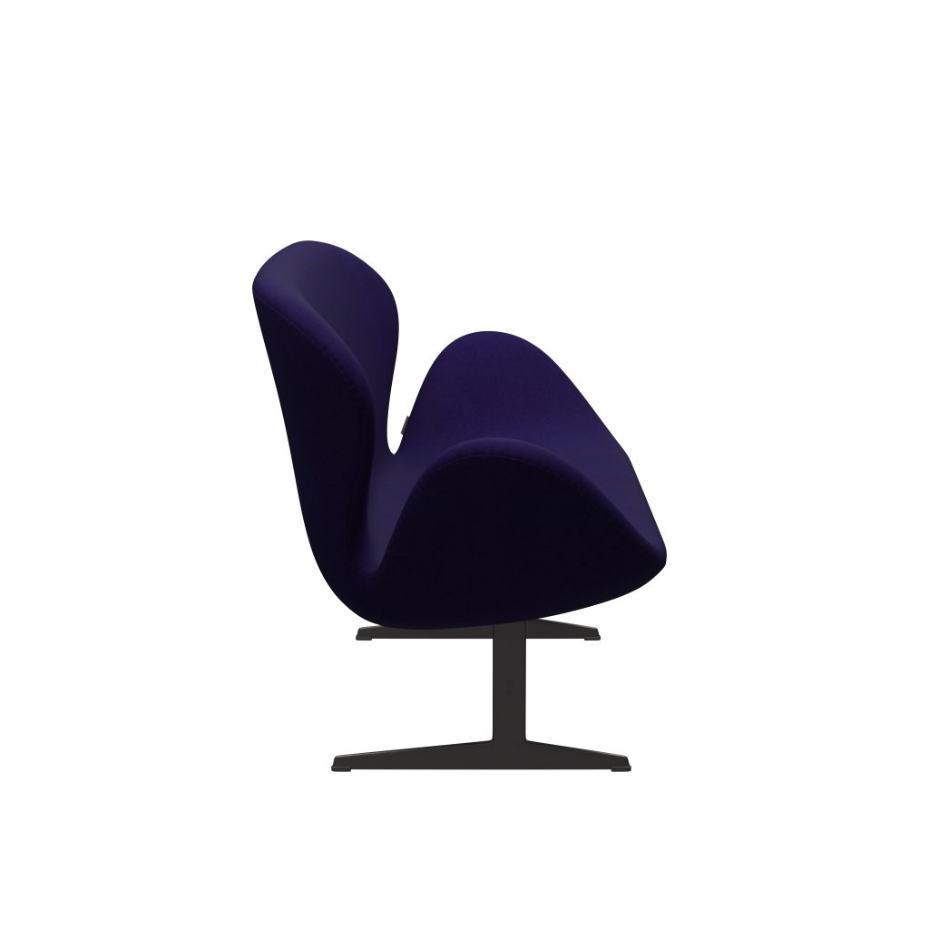 Fritz Hansen Swan Sofa 2 Seater, teplý grafit/Divina Violet Dark (692)