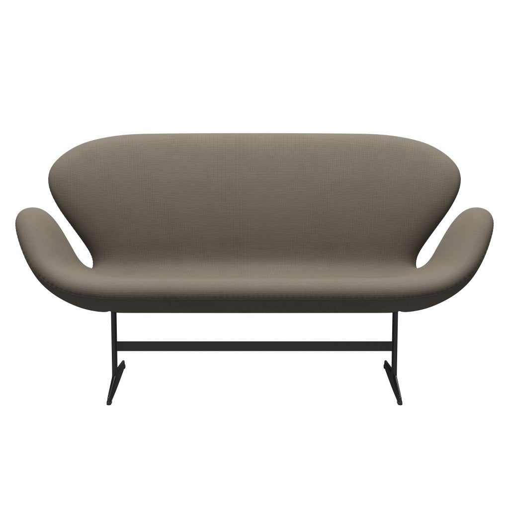 Fritz Hansen Swan Sofa 2 Seater, teplý grafit/sláva Beige (61003)