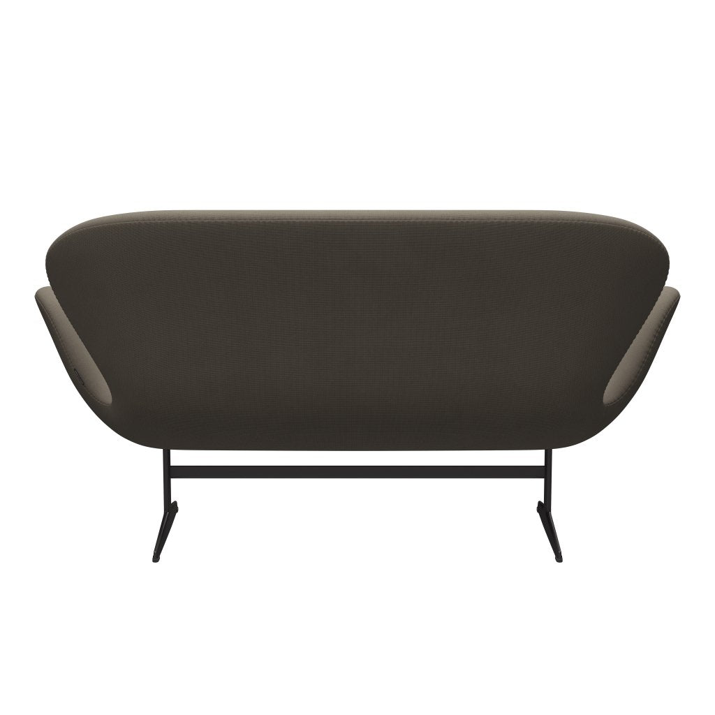 Fritz Hansen Swan Sofa 2 Seater, teplý grafit/sláva Beige (61003)