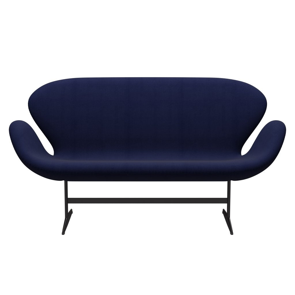 Fritz Hansen Swan Sofa 2 Seater, Warm Graphite/Fame Dark Blue (66005)