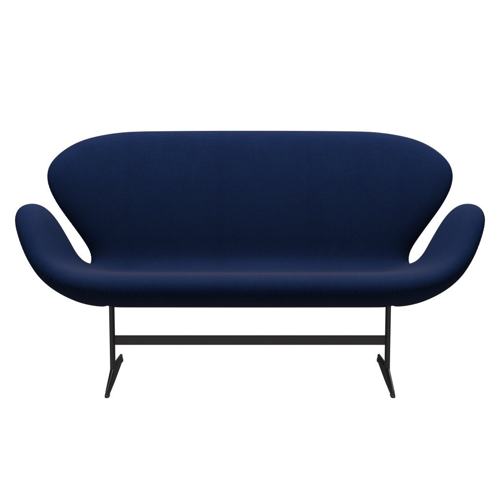 Fritz Hansen Swan Sofa 2 Seater, teplý grafit/sláva tmavě modrá (66071)