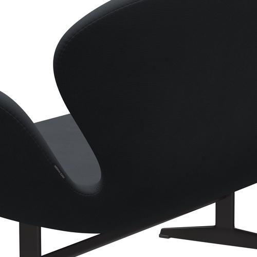 Fritz Hansen Swan Sofa 2 Seater, teplý grafit/sláva šedá (60003)