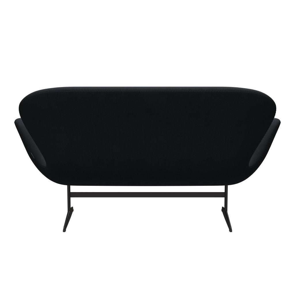 Fritz Hansen Swan Sofa 2 Seater, teplý grafit/sláva šedá (60019)