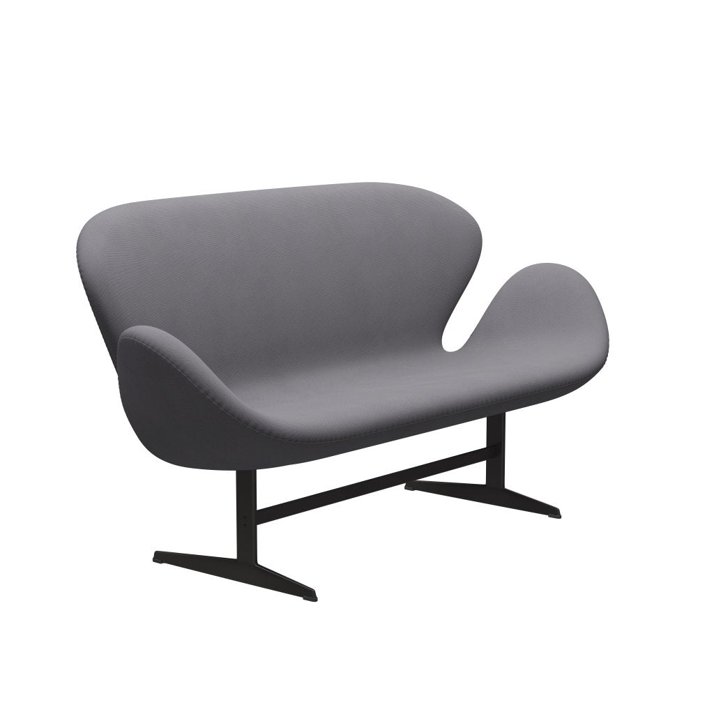 Fritz Hansen Swan Sofa 2 Seater, teplý grafit/sláva šedá (60078)