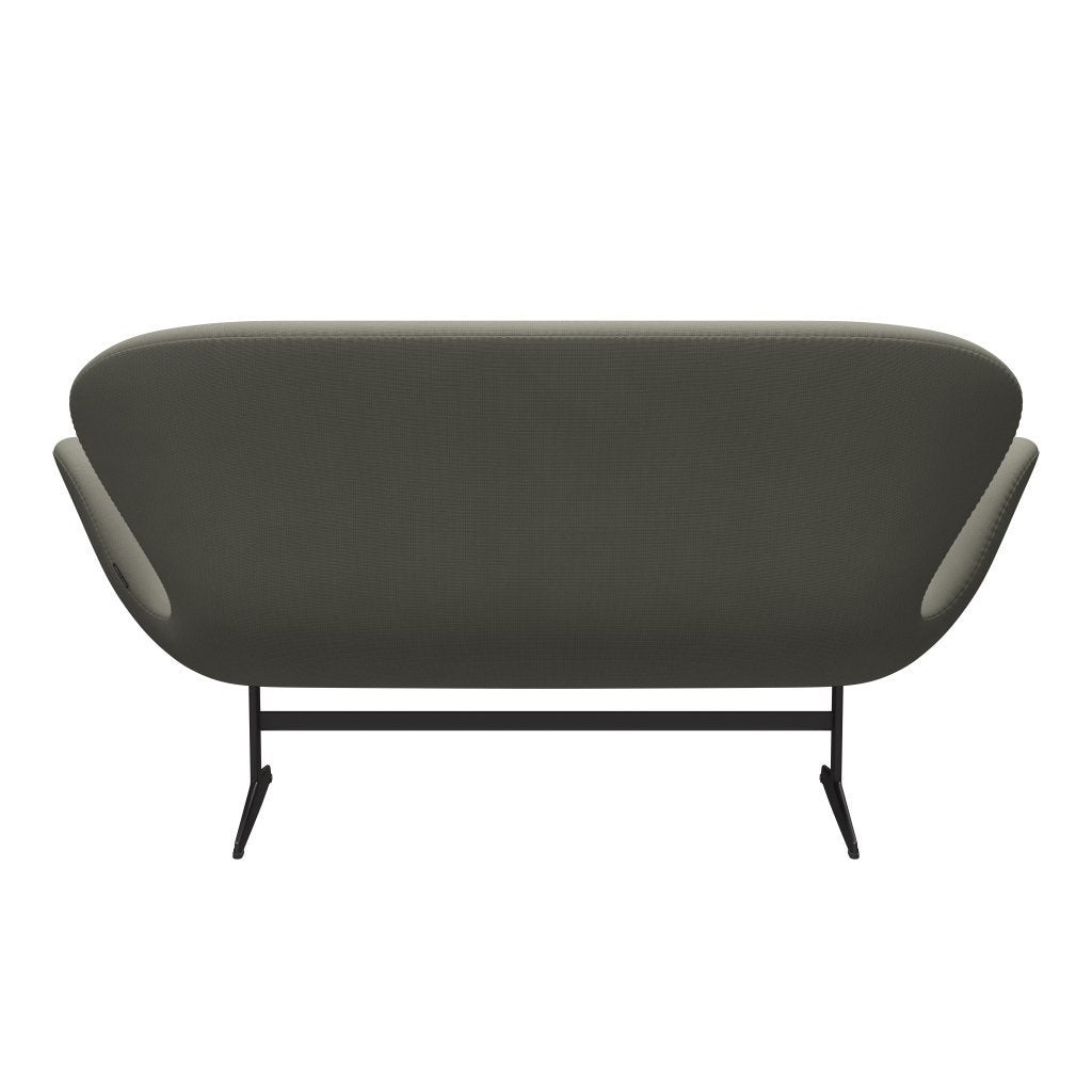 Fritz Hansen Swan Sofa 2 Seater, teplý grafit/sláva šedá (61136)