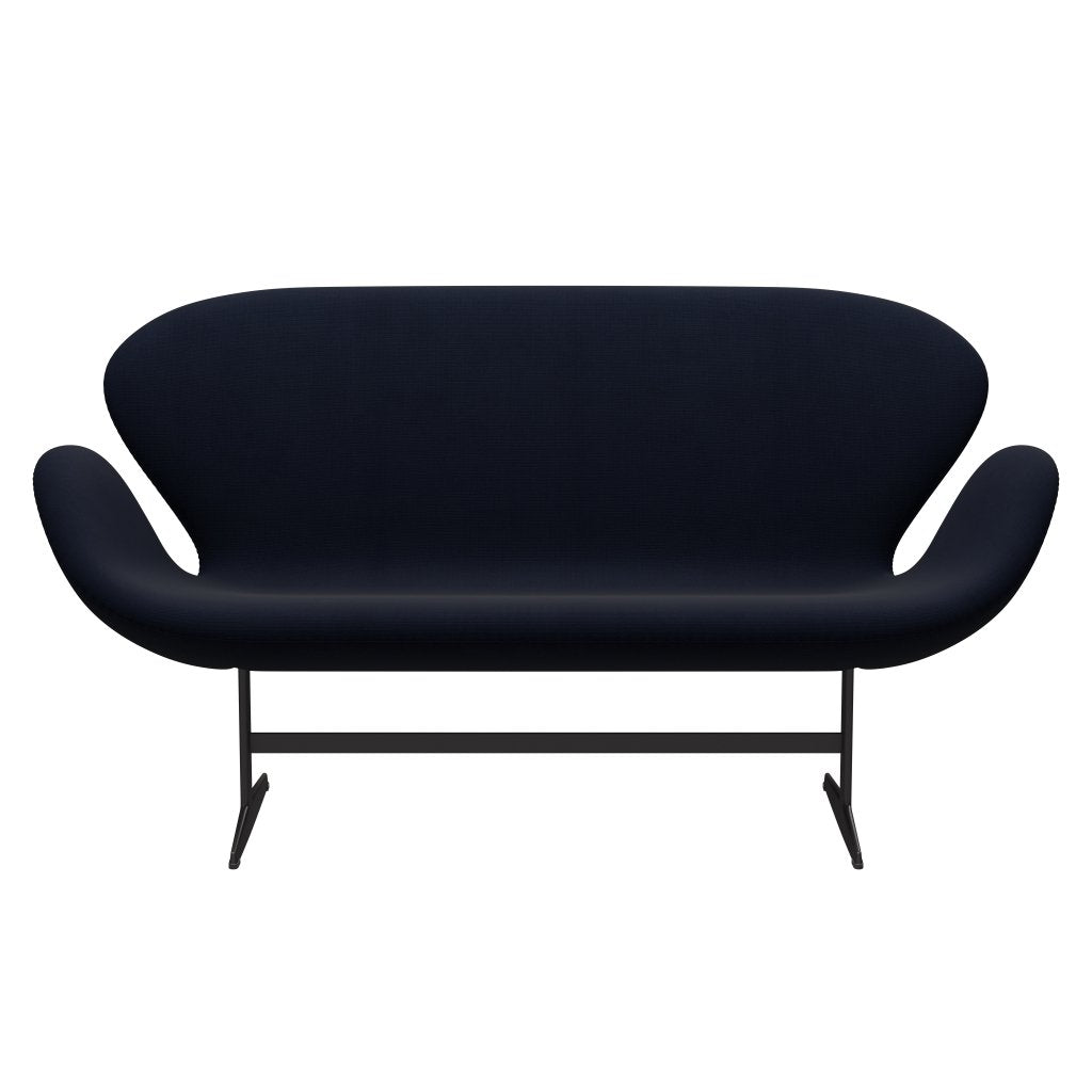 Fritz Hansen Swan Sofa 2 Seater, Warm Graphite/Fame Navy (66061)