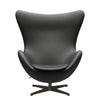 Fritz Hansen The Egg Lounge Chair Leather, Brown Bronz/Essential Black