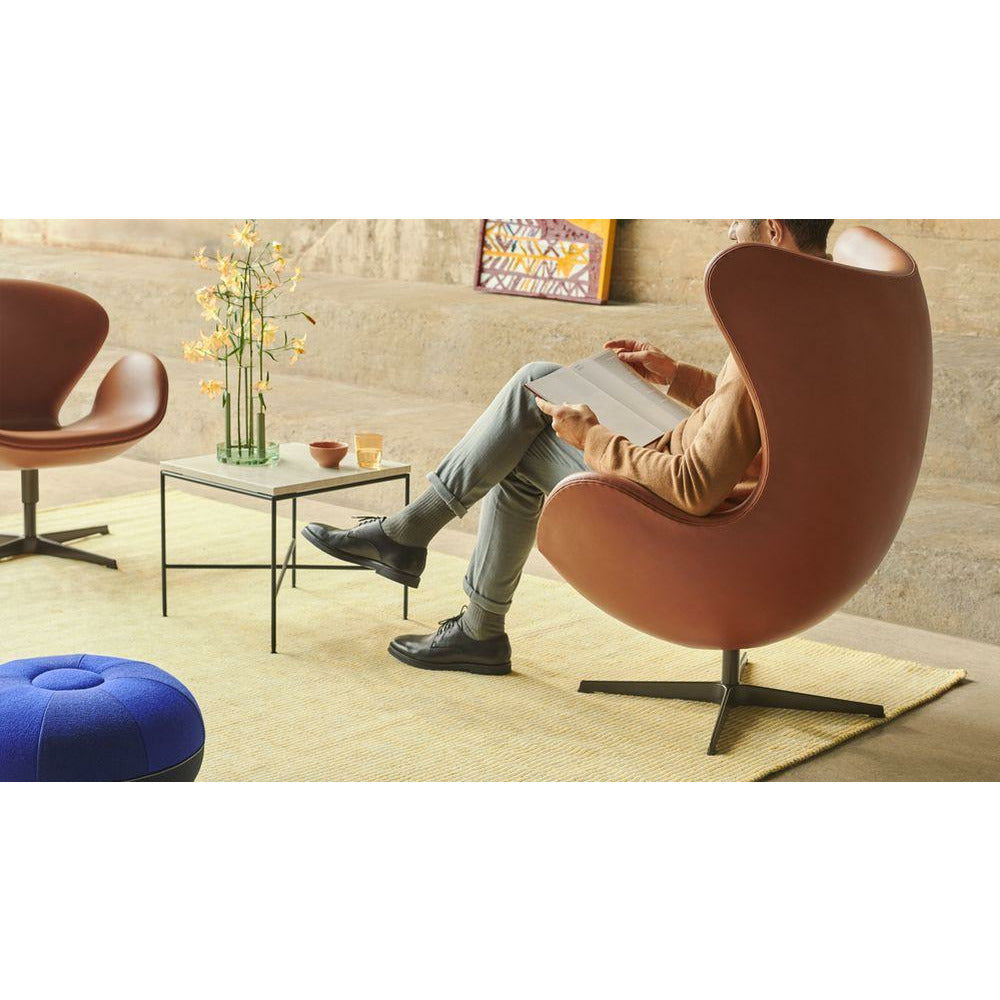 [product_category]-Fritz Hansen The Egg Lounge Chair Leather, Brown Bronze/Grace Walnut-Fritz Hansen-3316-Grace-Walnut-Brown-Bronze-FRI-3