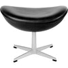 Fritz Hansen The Egg Stool Leather, Basic Black