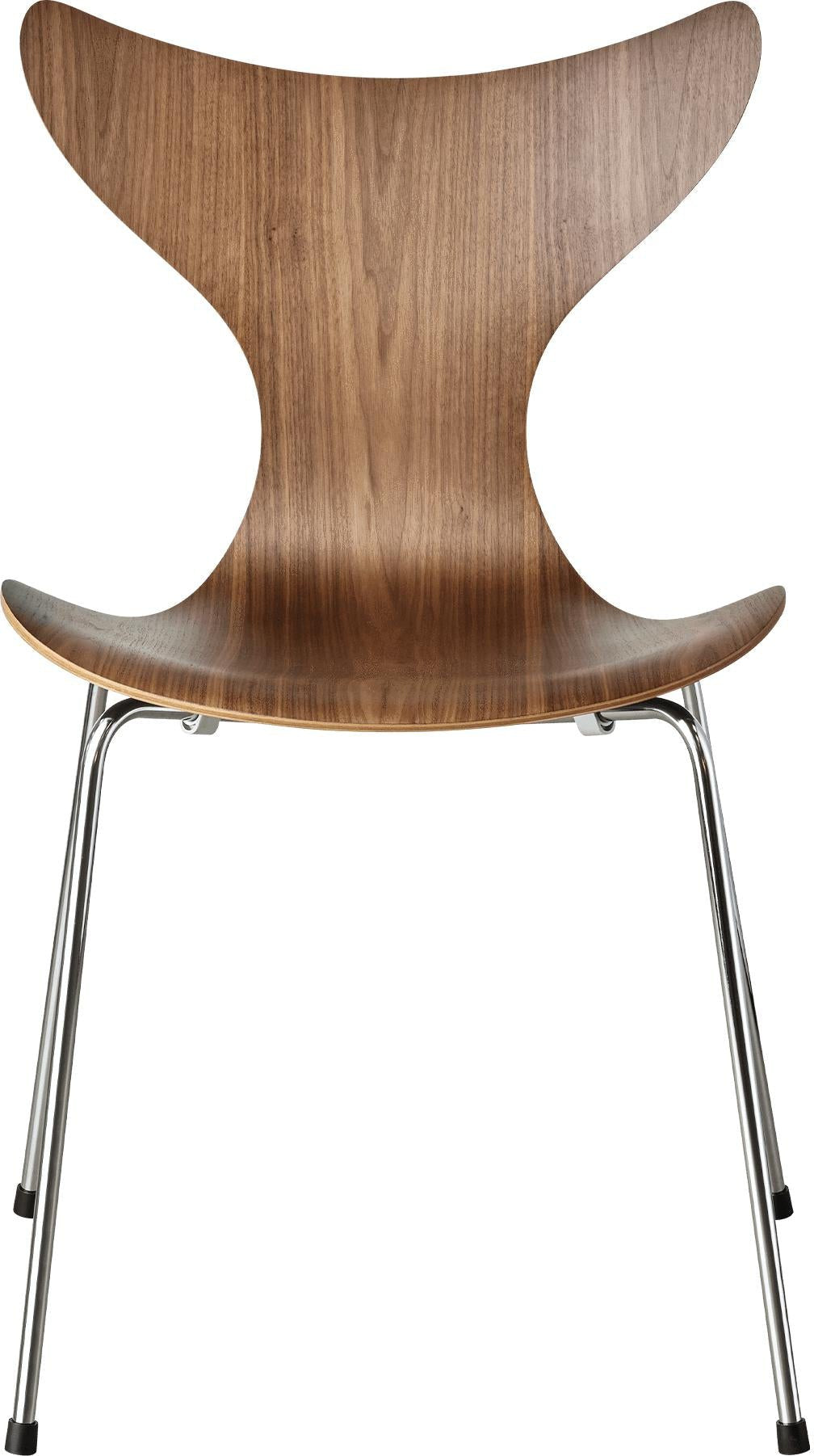 Fritz Hansen židle Lily, Clear Lacquered Walnut