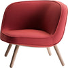  VIA57 Lounge Chair Steelcut Trio Red