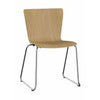 Fritz Hansen Vico Duo VM114 židle Oak, Chrome/Oak Brown