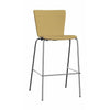 Fritz Hansen Vico Duo Vm118 Bar Stool Front Upholstery Oak, Chrome/Yellow Christianshavn 1110