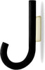 Gejst Hook Black Oak/Brass, 1,9cm