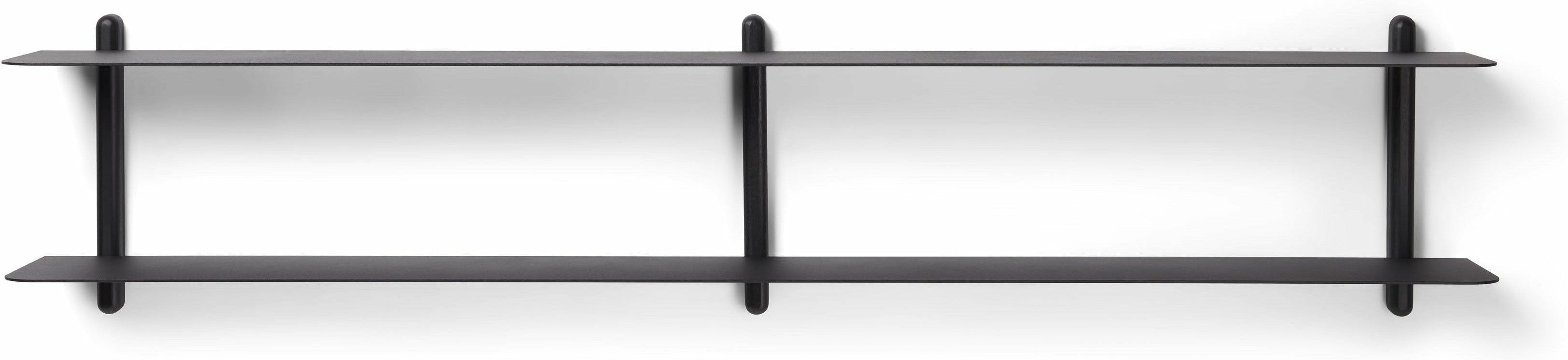 Gejst Nivo Shelf C Black Ash/Black, 25cm