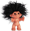 Goodlucktroll Rubber Look/ Black Hair, 12 cm