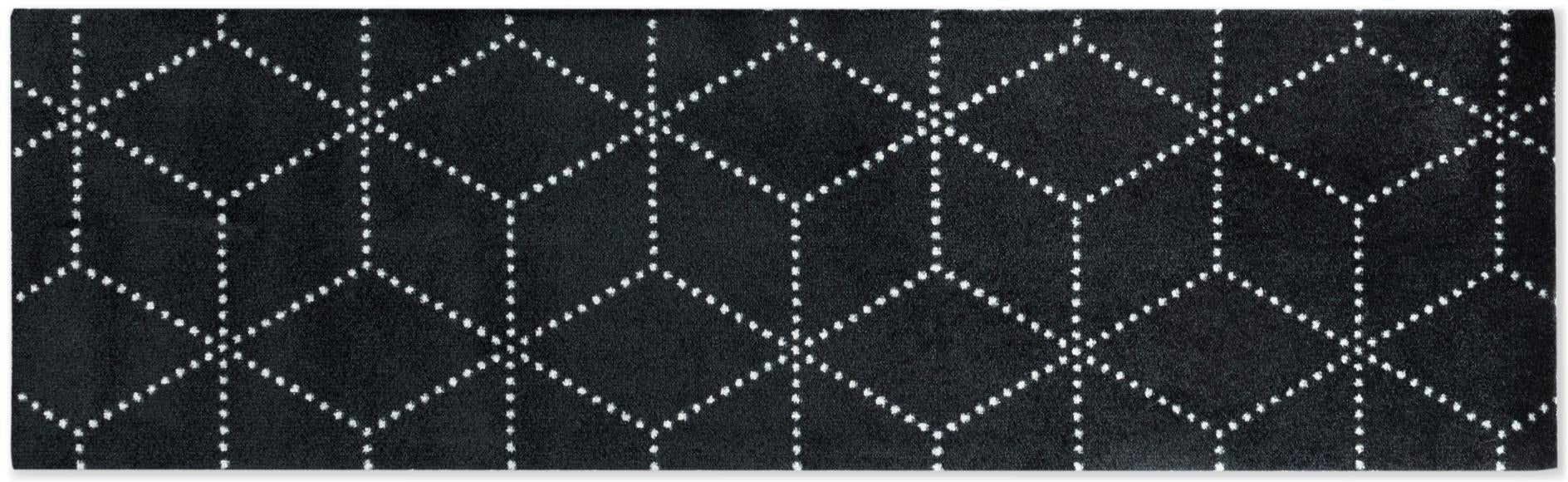 HEYMAT ROOUMAT HAGL BLACK, 45x150cm