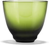 Holmegaard Flow Water Glass, Olive Green