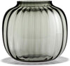 Holmegaard Primula Oval Vase Smoke, H17,5cm