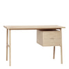 Hübsch Architect Desk M/Drawers Oak Fsc Natural