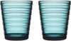 Iittala aino aalto brýle mořské modré 2pcs 22cl