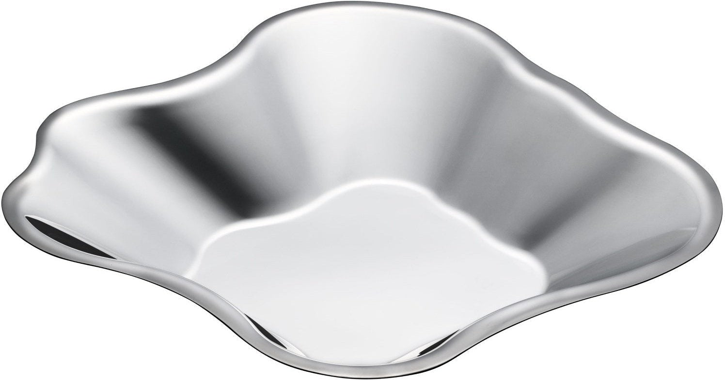 Iittala Alvar Aalto Bowl Deep Stainless Steel, 35,8cm