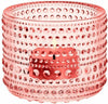 Iittala Kastehelmi Tealight Holder Salmon Pink, 6,4cm