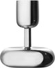 Iittala Nappula Candlestick Steel 10,7cm