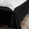 Juna Percale Flat Sheet Black, 150x250 cm