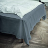 Juna Percale Flat Sheet Grey, 240x260 Cm