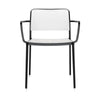 Kartell Audrey Armchair, Black/White